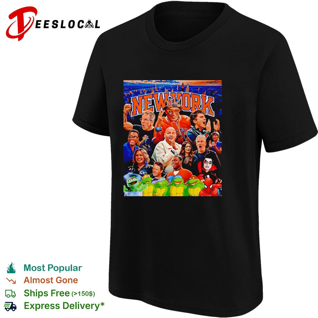 New York Knicks Spike Lee Ben Stiller Chris Rock Timothee Chalamet Fat Joe shirt