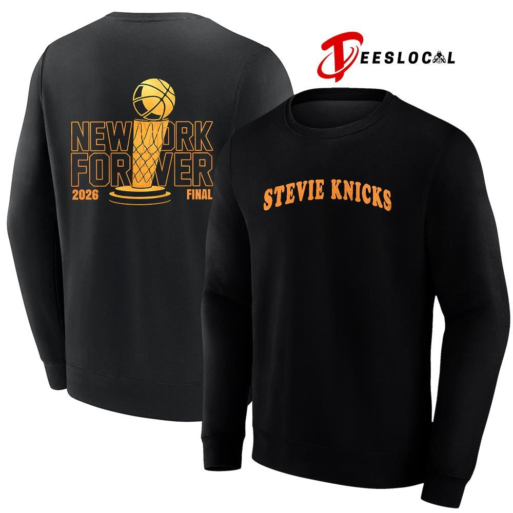 New York Knicks Stevie Knicks forever Taylor wear trophy shirt
