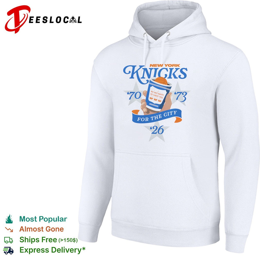 New York Knicks We Are Happy to Serve You For the City basketball 1970-1973 shirt