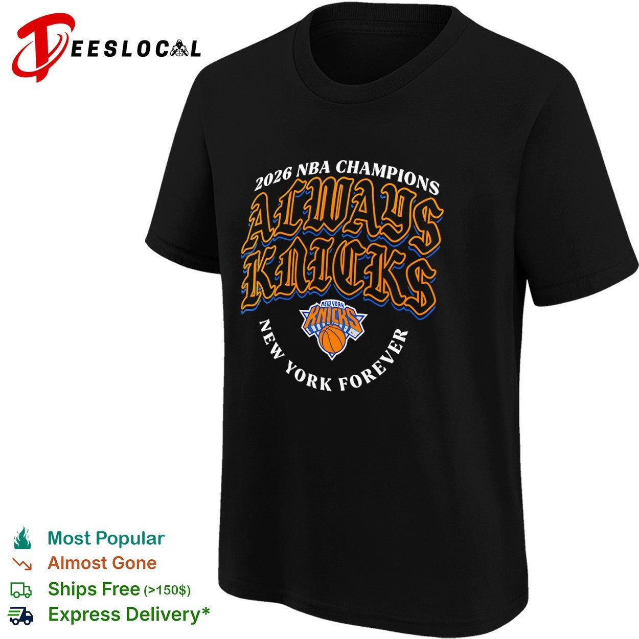 New York Knicks always forever basketball 2026 NBA champions shirt