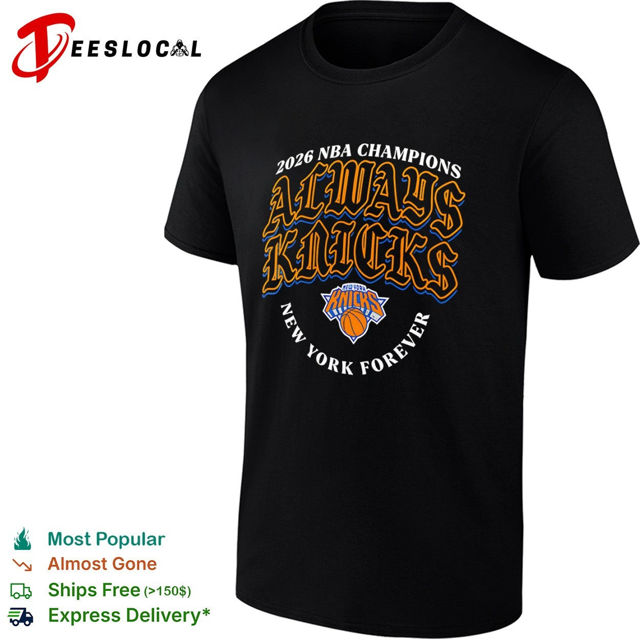 New York Knicks always forever basketball 2026 NBA champions shirt