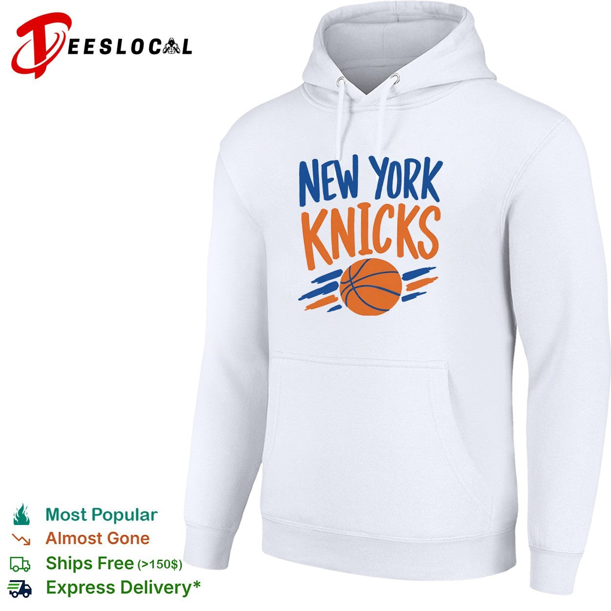 New York Knicks basketball bold colorful brush stroke shirt
