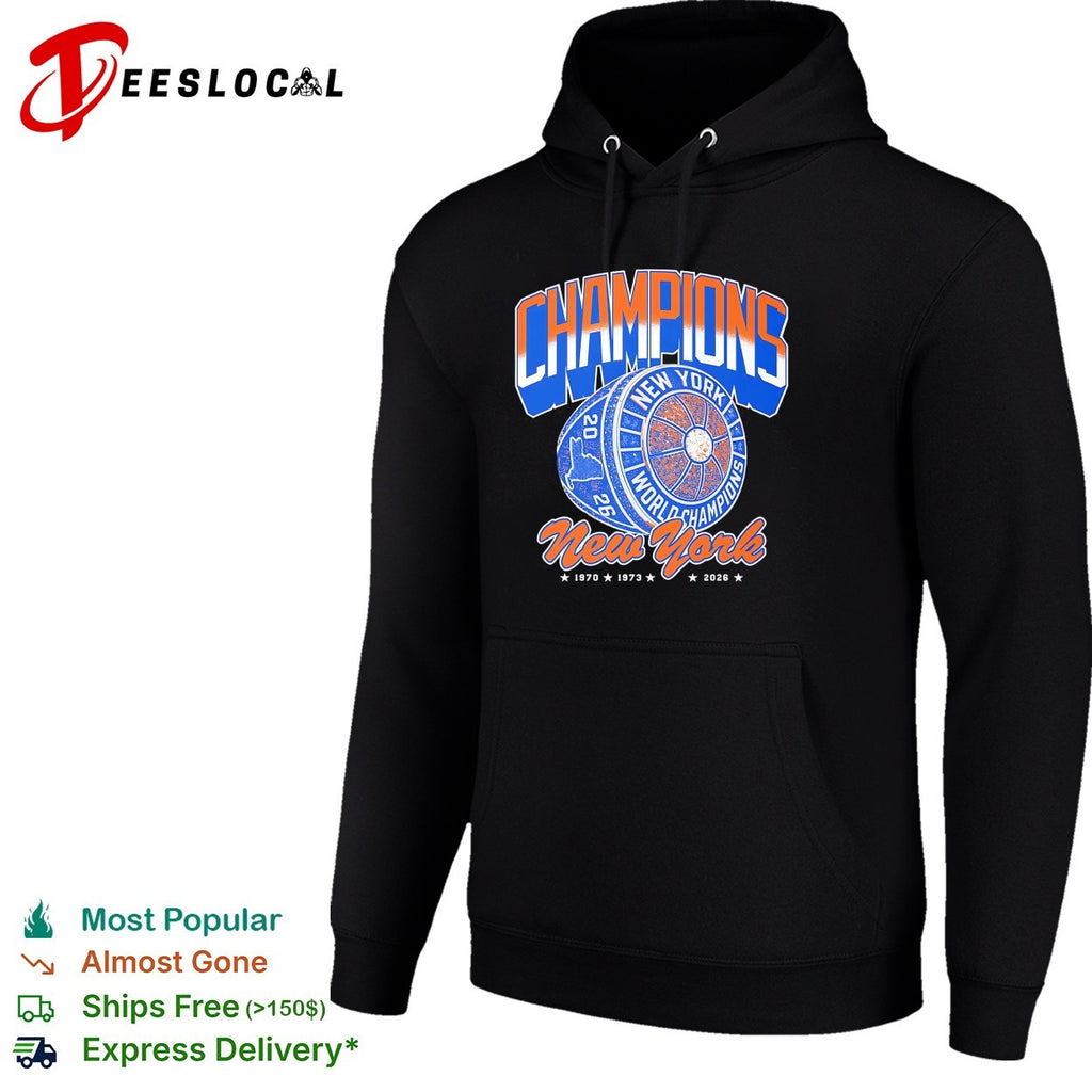 New York Knicks champions world champions ring shirt