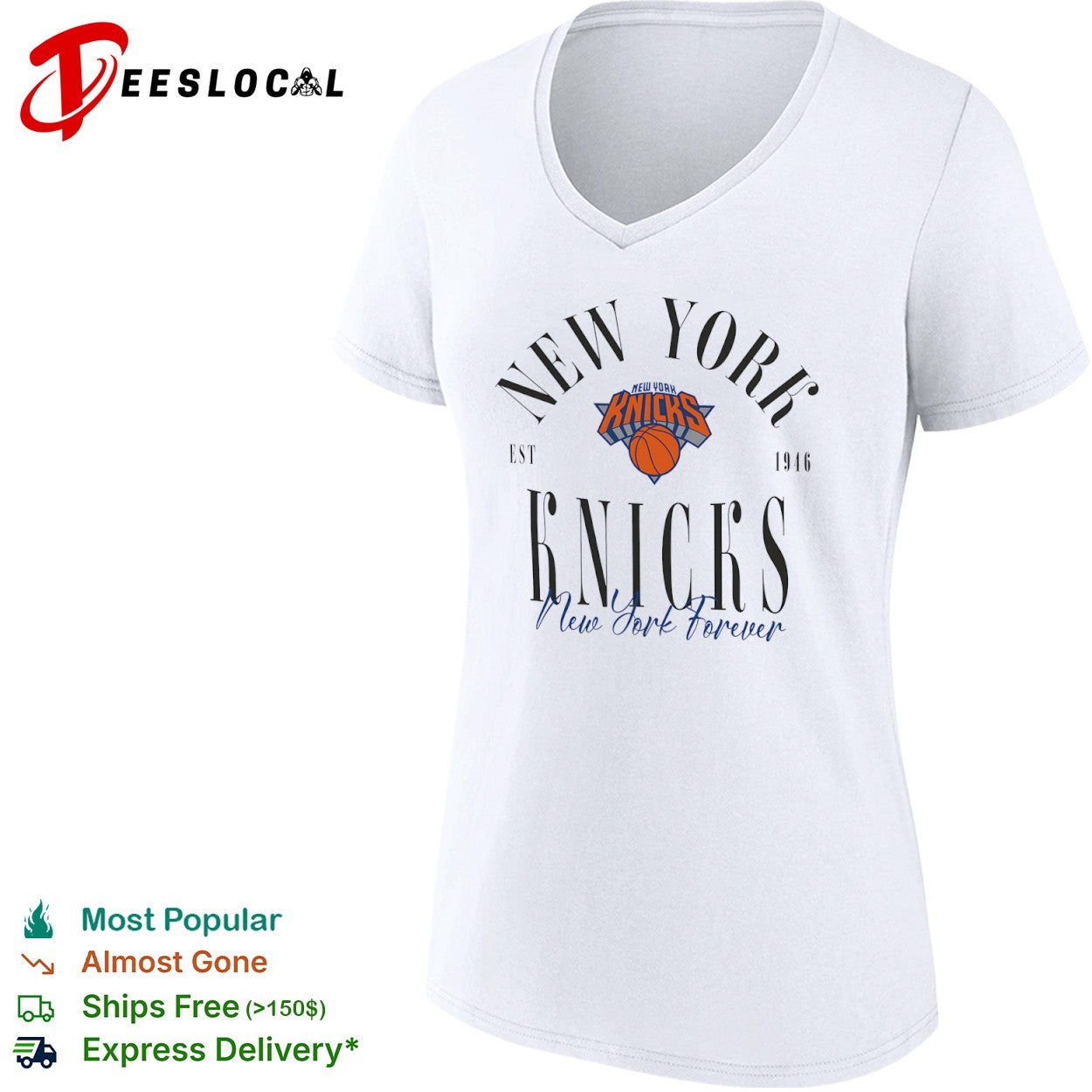 New York Knicks est 1946 New York Forever basketball shirt