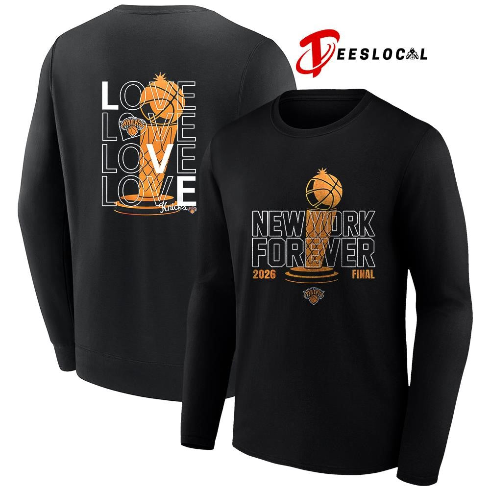 New York Knicks forever love repeat trophy shirt