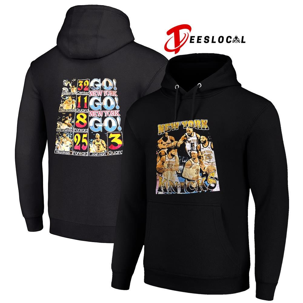 New York Knicks go New York graphic shirt