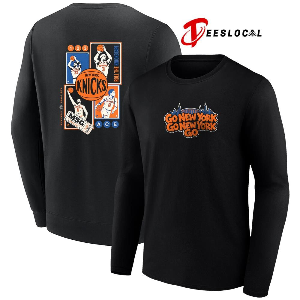 New York Knicks go New York roll the Knickstape graphic shirt