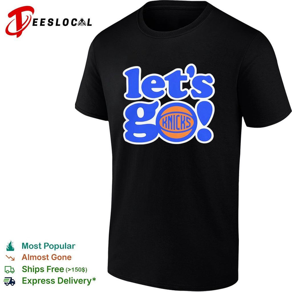 New York Knicks let’s go basketball logo shirt
