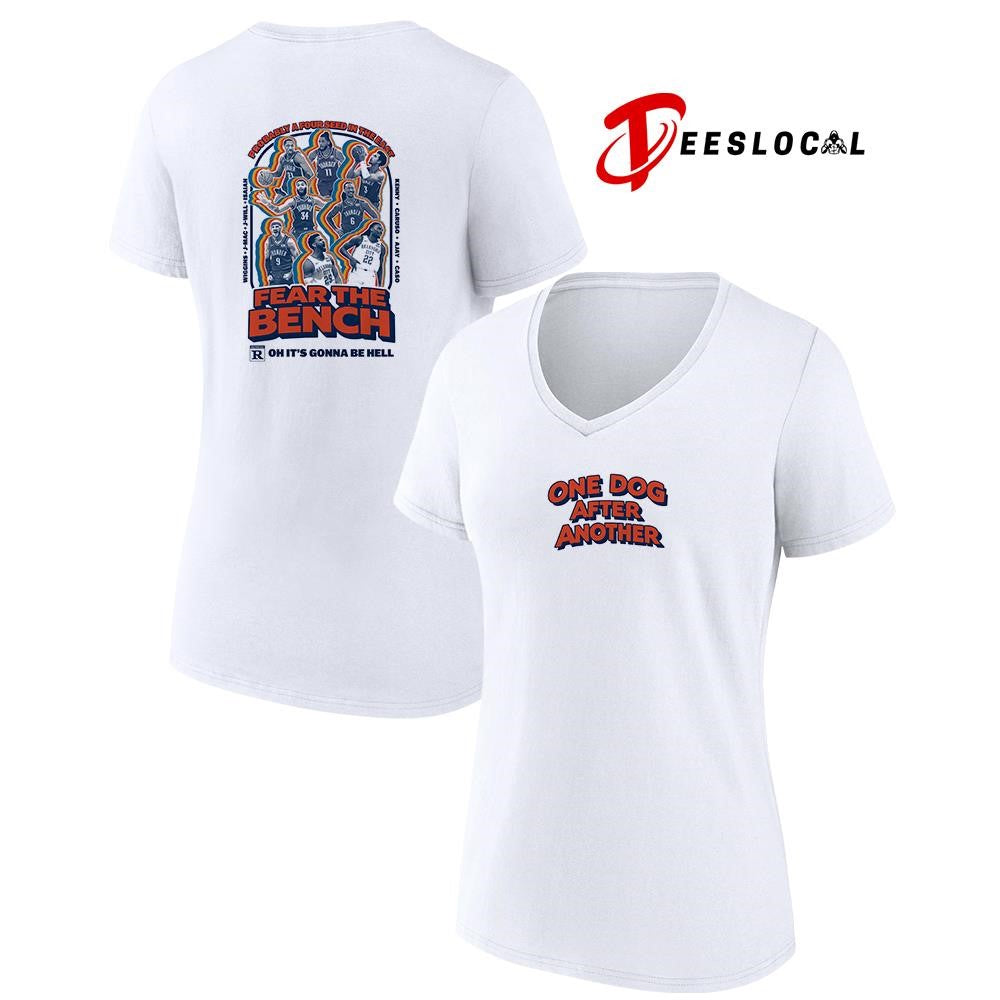 New York Knicks one dog after another probably a four seed in the East fear the bench graphic shirt