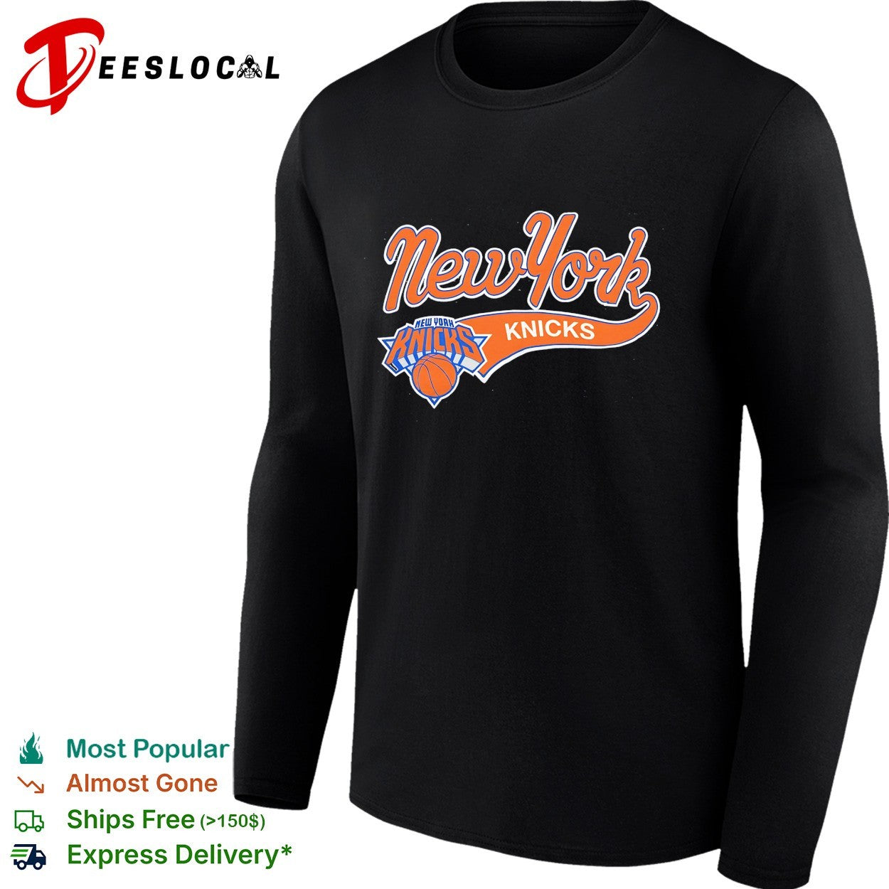 New York Knicks script logo vintage shirt