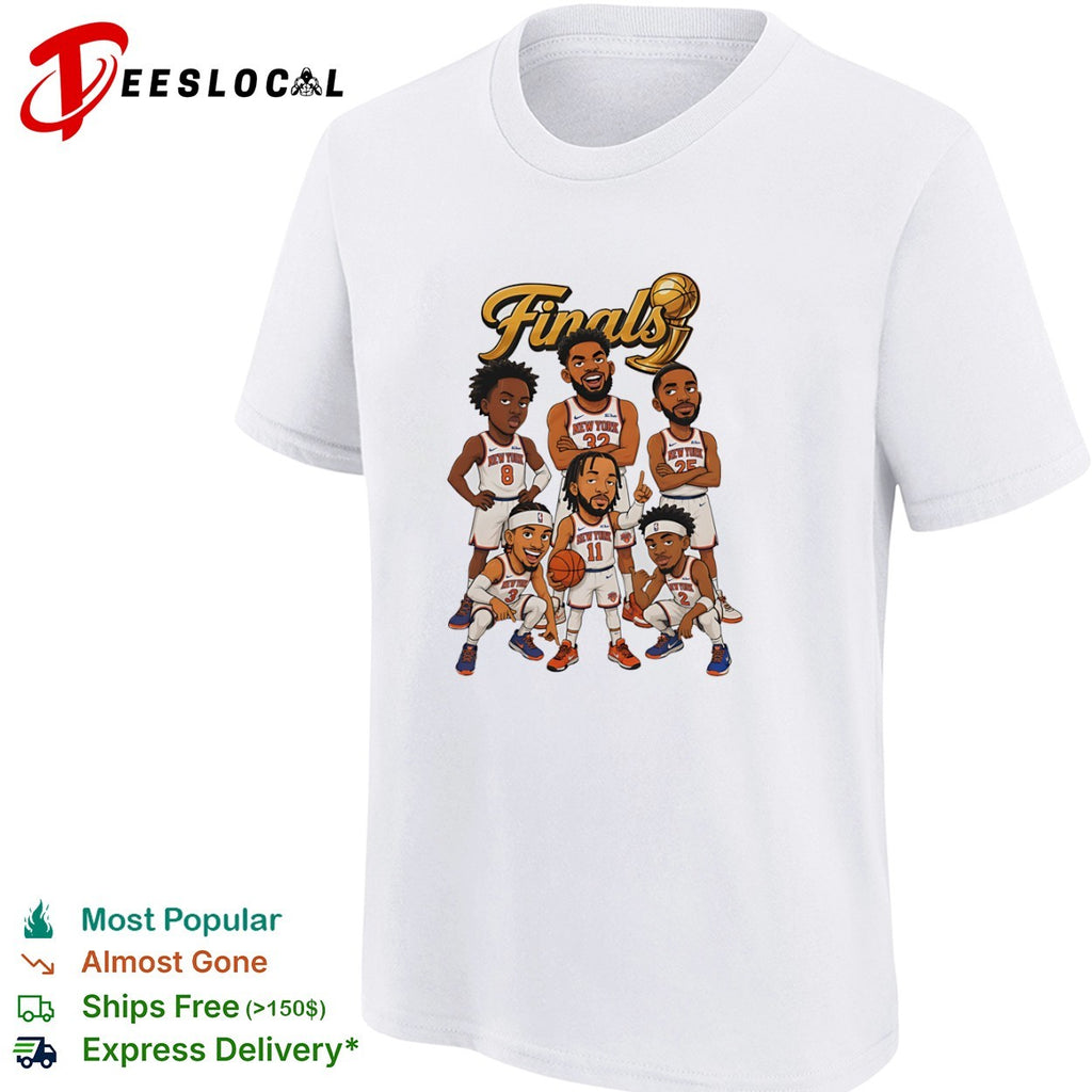 New York Knicks team Finals NBA Cartoon shirt