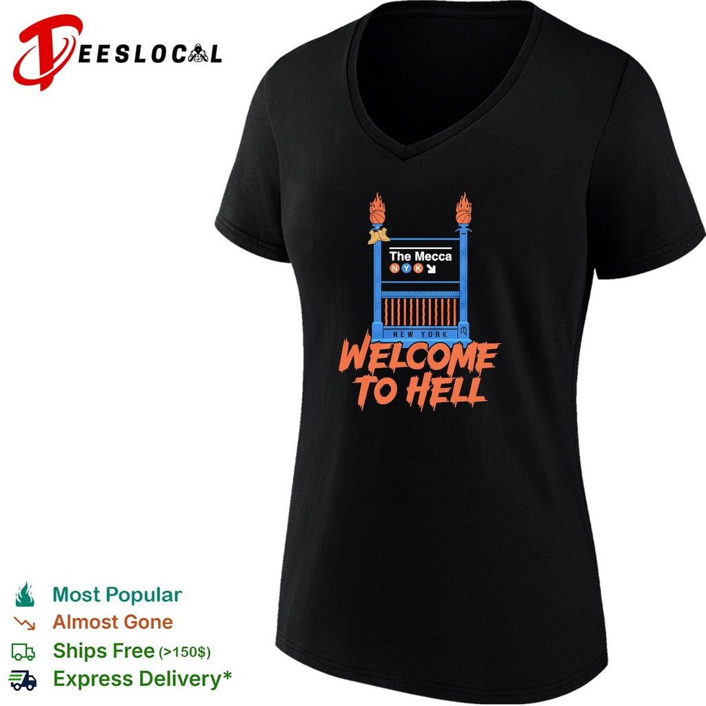 New York Knicks the Mecca welcome to hell NBA Finals 2026 shirt