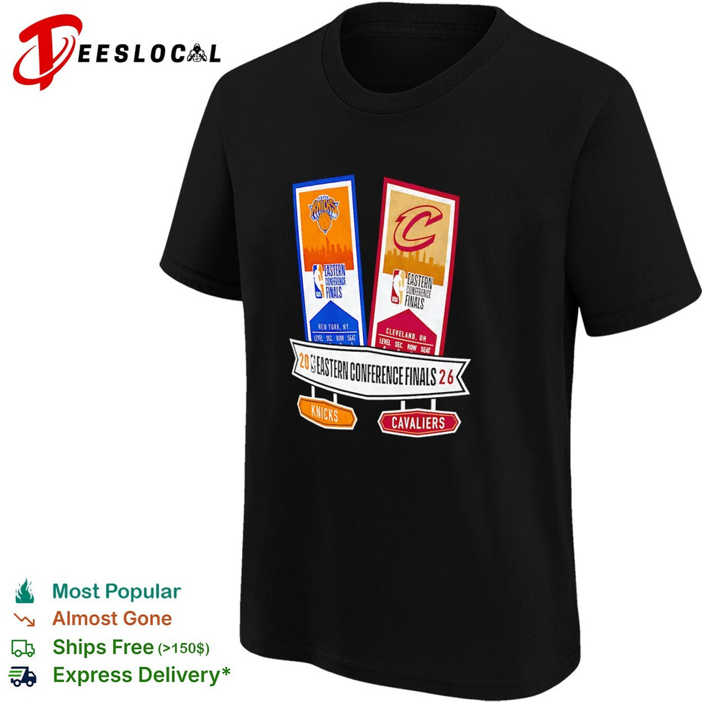 New York Knicks vs Cleveland Cavaliers 2026 Eastern Conference Finals NBA shirt