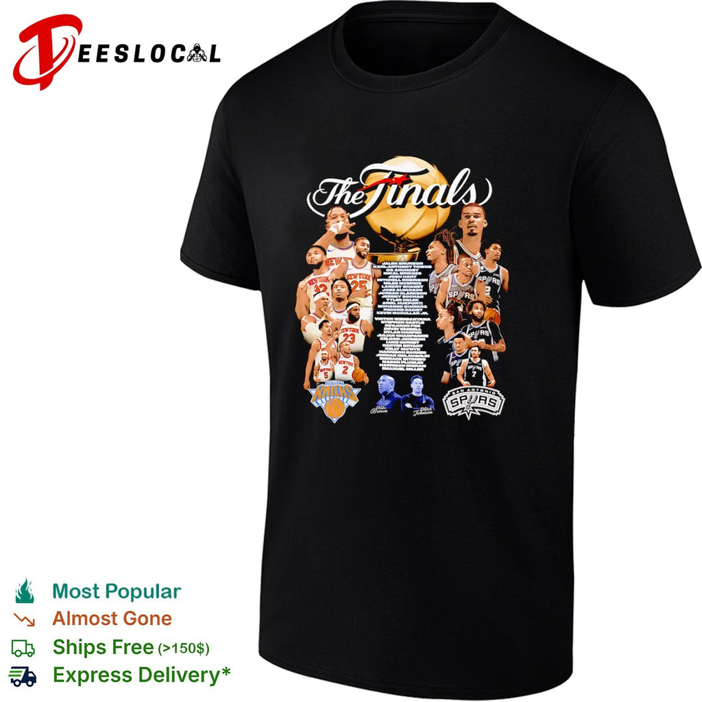 New York Knicks vs San Antonio The Finals 2026 shirt