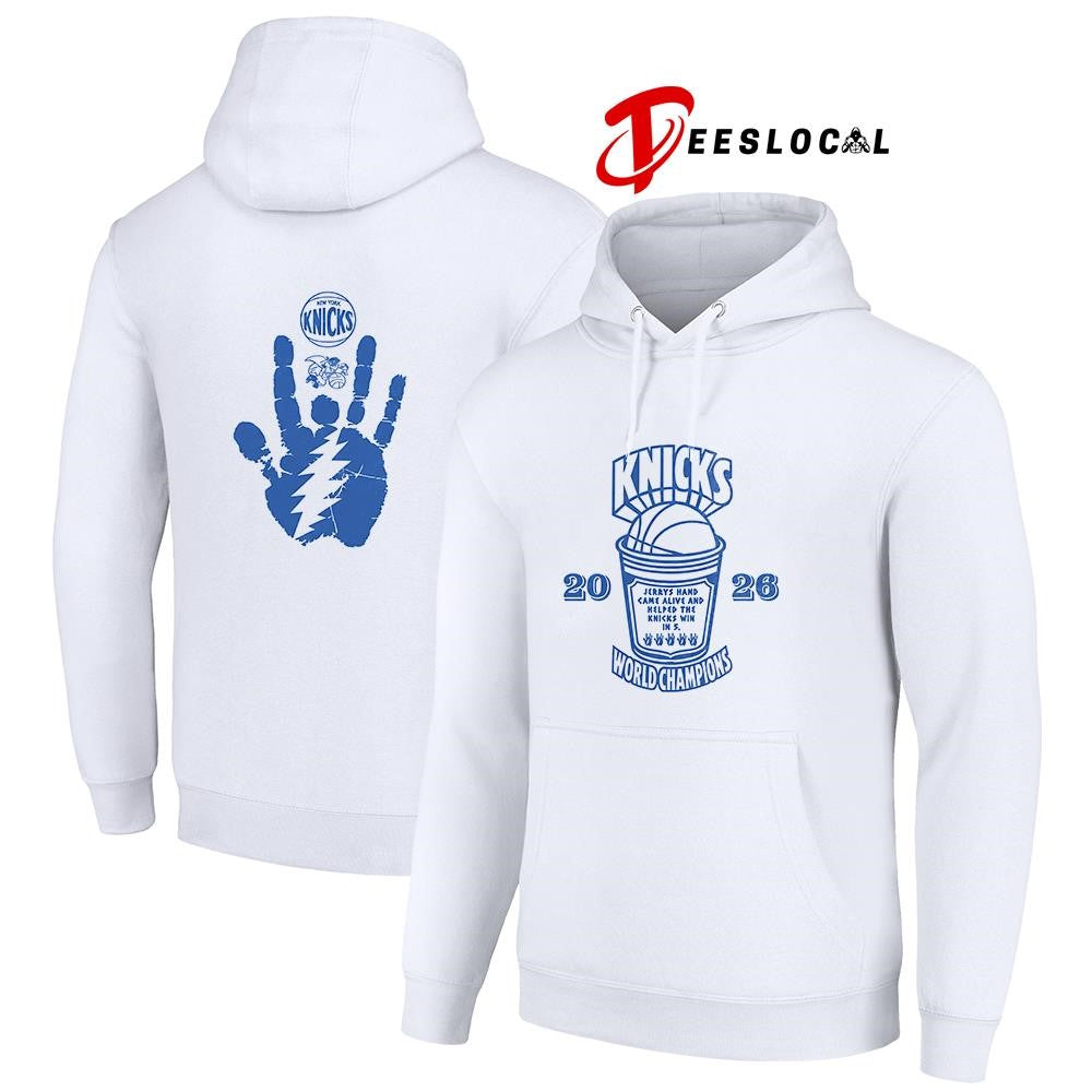 New York Knicks world champions Jerrys hand came alive and helped the Knicks win in 5 shirt