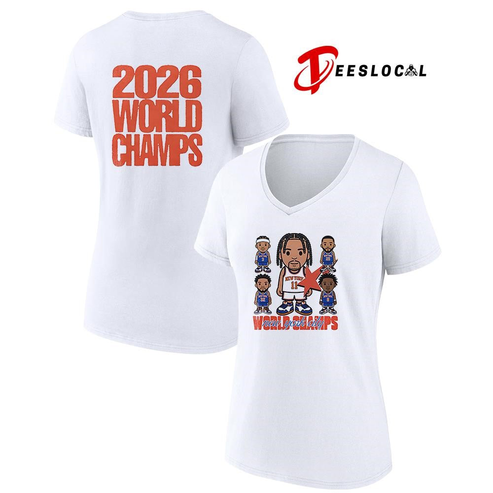 New York Knicks world champs chibi art shirt