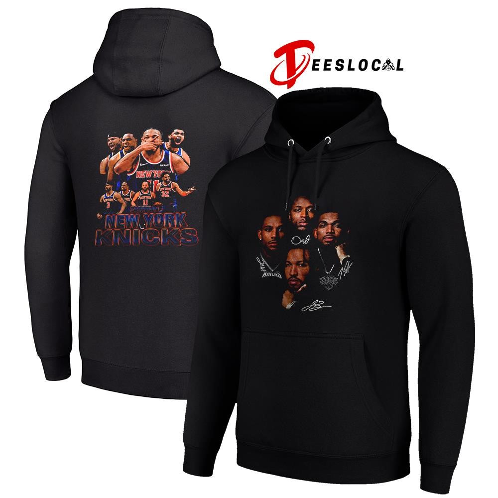 New York Knicks world champs tappedin legends graphic signatures shirt