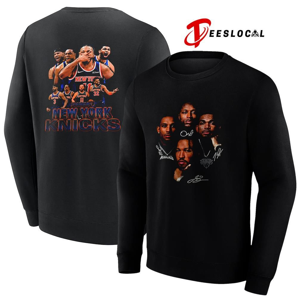 New York Knicks world champs tappedin legends graphic signatures shirt