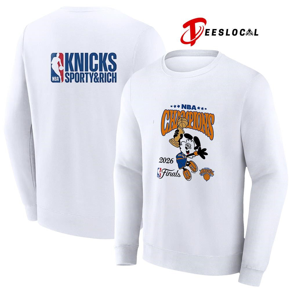 New York Knicks x Complex x Verdy NBA champions sporty and rich mascot shirt