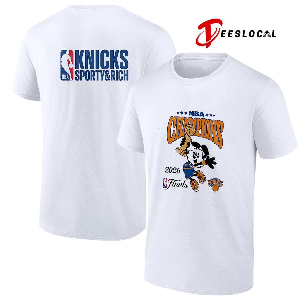 New York Knicks x Complex x Verdy NBA champions sporty and rich mascot shirt