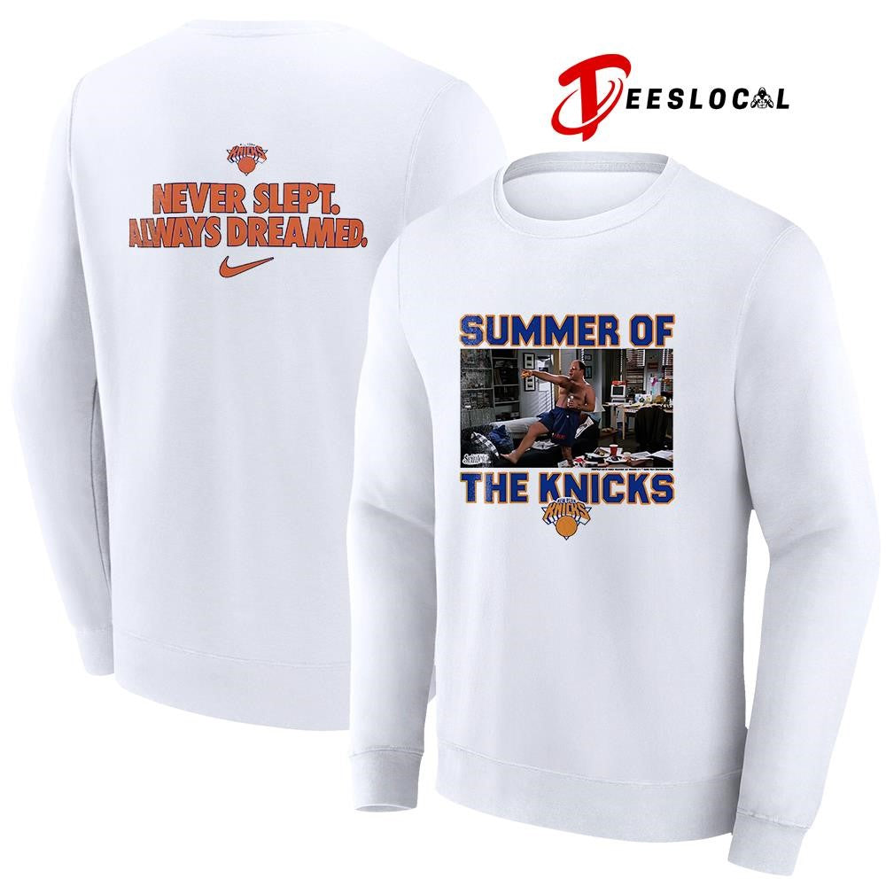 New York Knicks x Seinfeld summer of the Knicks never slept always dreamed shirt