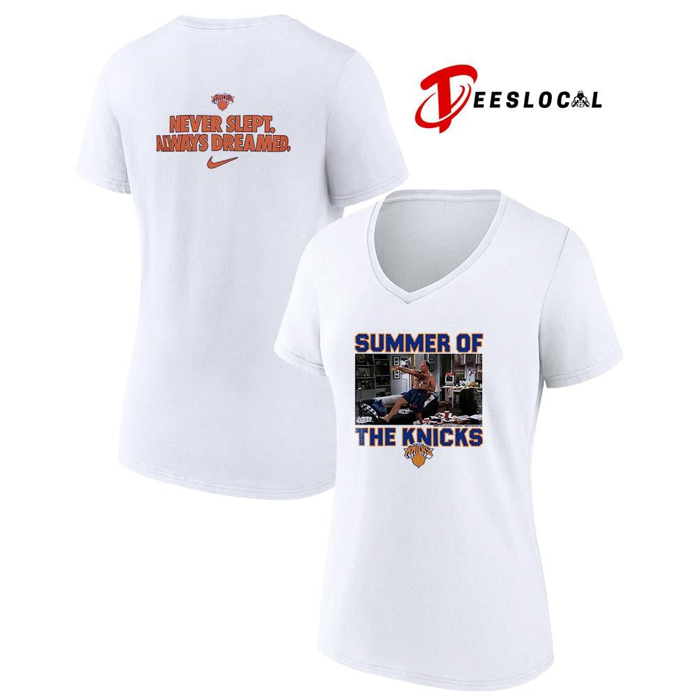 New York Knicks x Seinfeld summer of the Knicks never slept always dreamed shirt