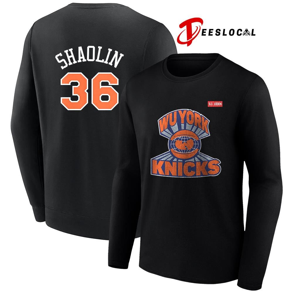 New York Knicks x Wu Tang Clan Wu York Knicks Shaolin shirt