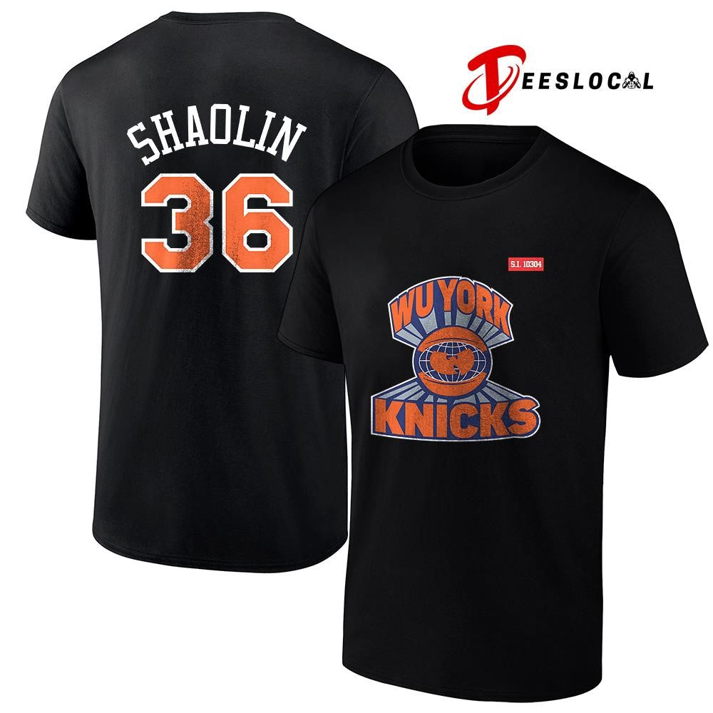 New York Knicks x Wu Tang Clan Wu York Knicks Shaolin shirt