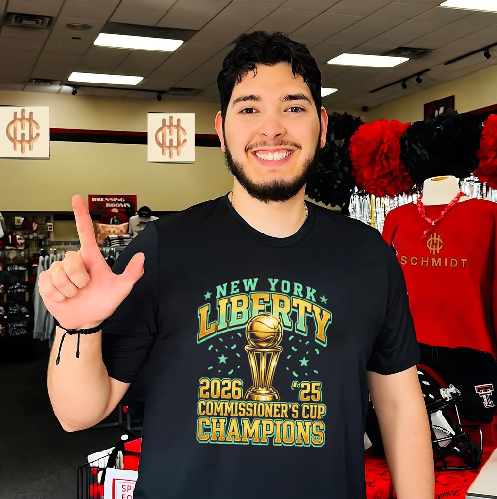 New York Liberty 2025 and 2026 Commissioner’s Cup Champions shirt