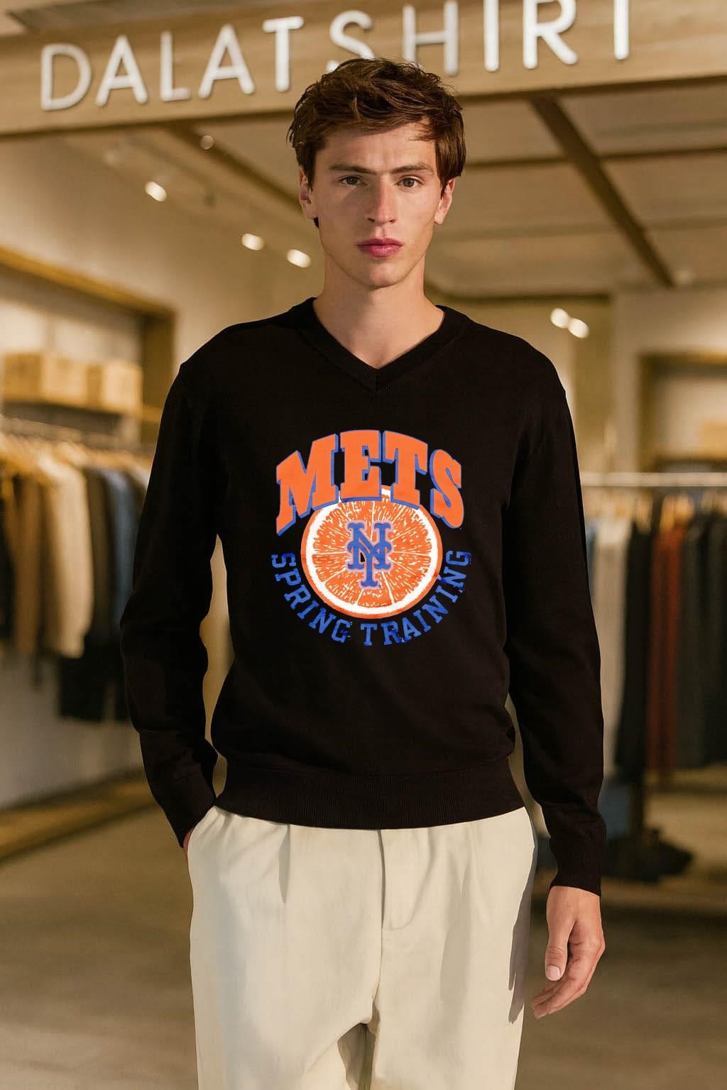 New York Mets Baseball Spring Training Orange Fruit Logo shirt