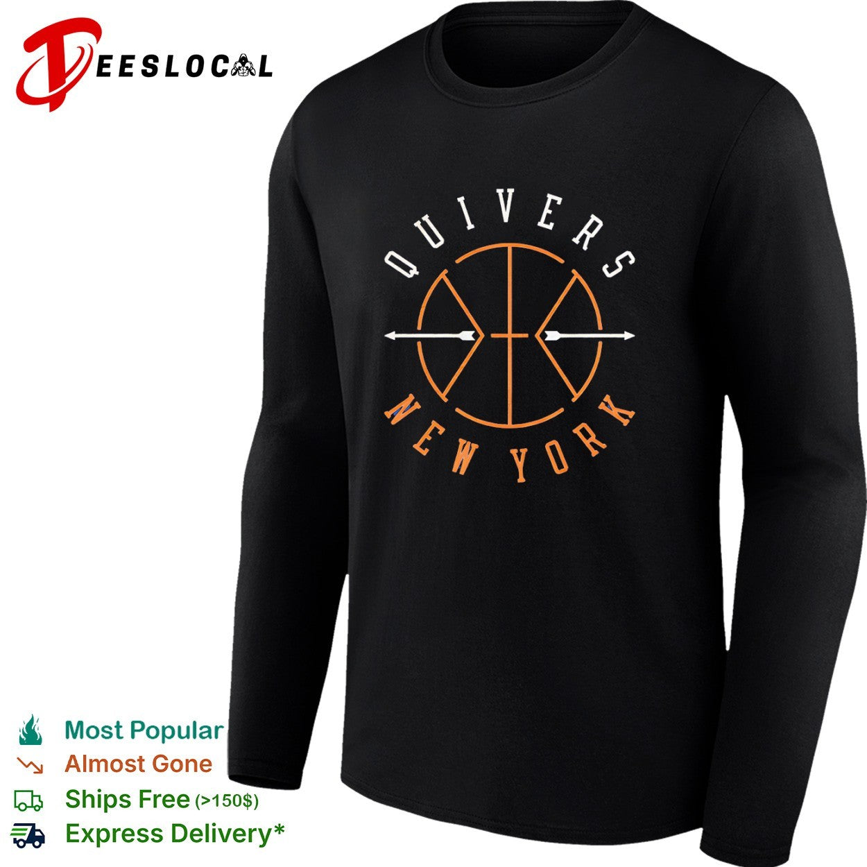 New York Quivers Basketball style New York Knicks shirt