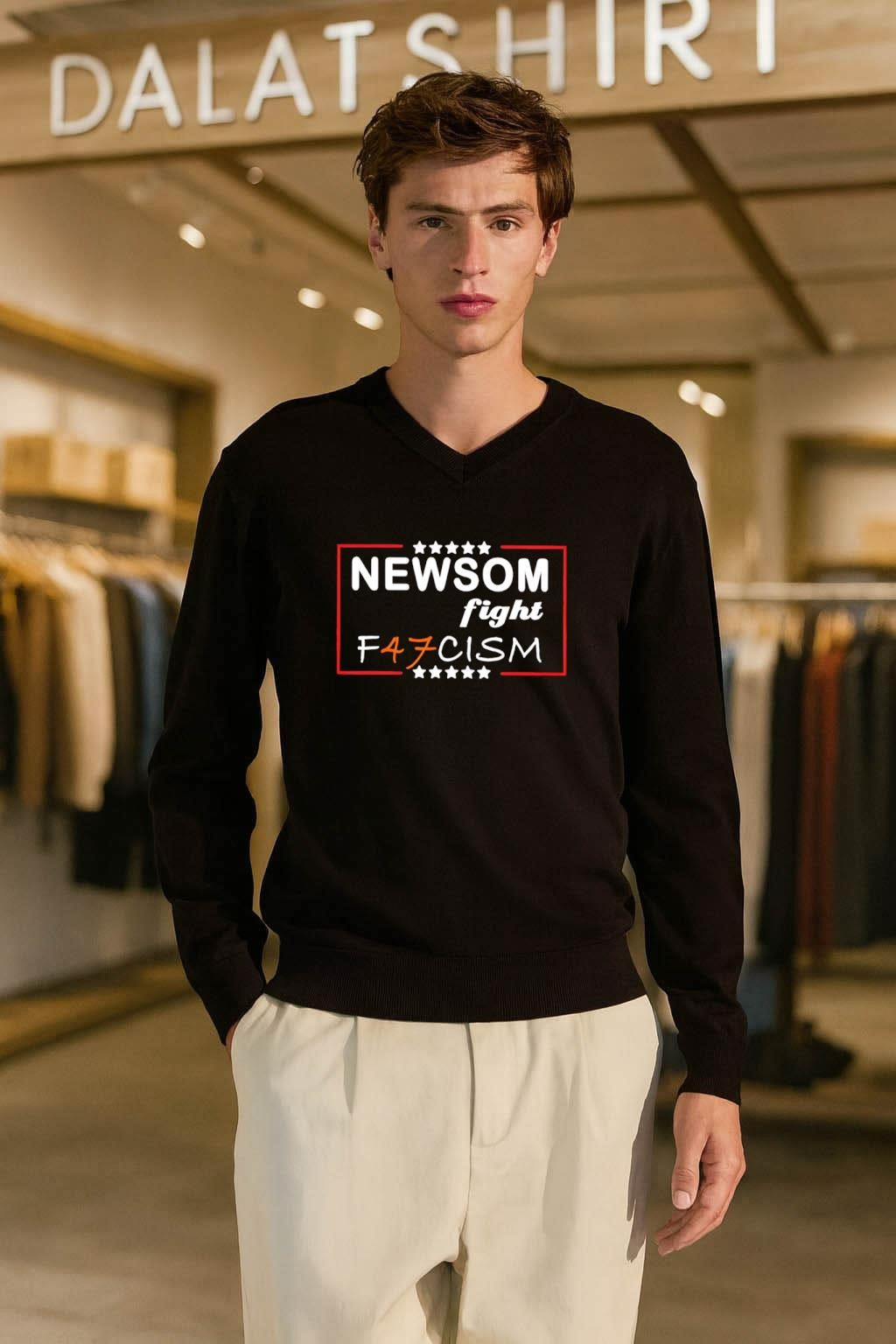 Newsom Fight Fascism shirt
