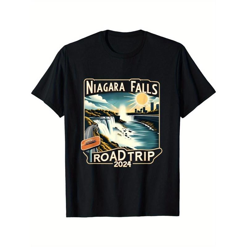Niagara Falls 2024 Family Summer Vacation Travel T-Shirt Made in USA Hoodie, Sweatshirt | TeeBloomCo.com