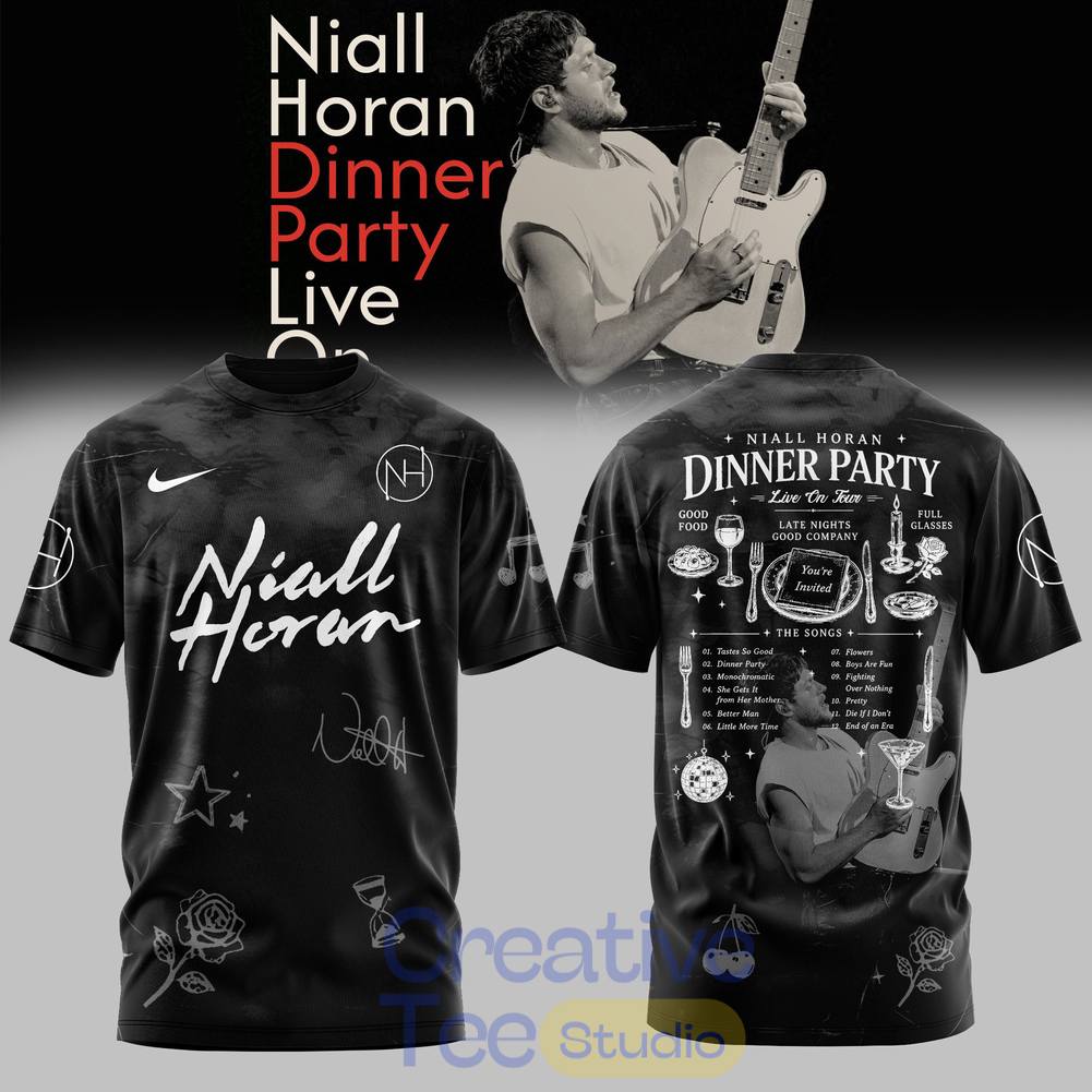 Niall Horan Dinner Party Live On Tour Special Tee Hoodie