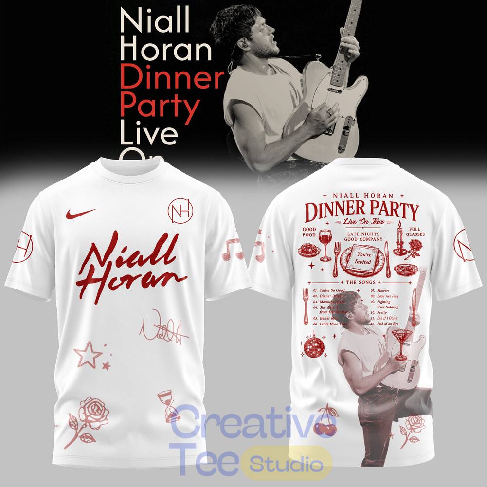Niall Horan Dinner Party Live On Tour Special Tee Hoodie