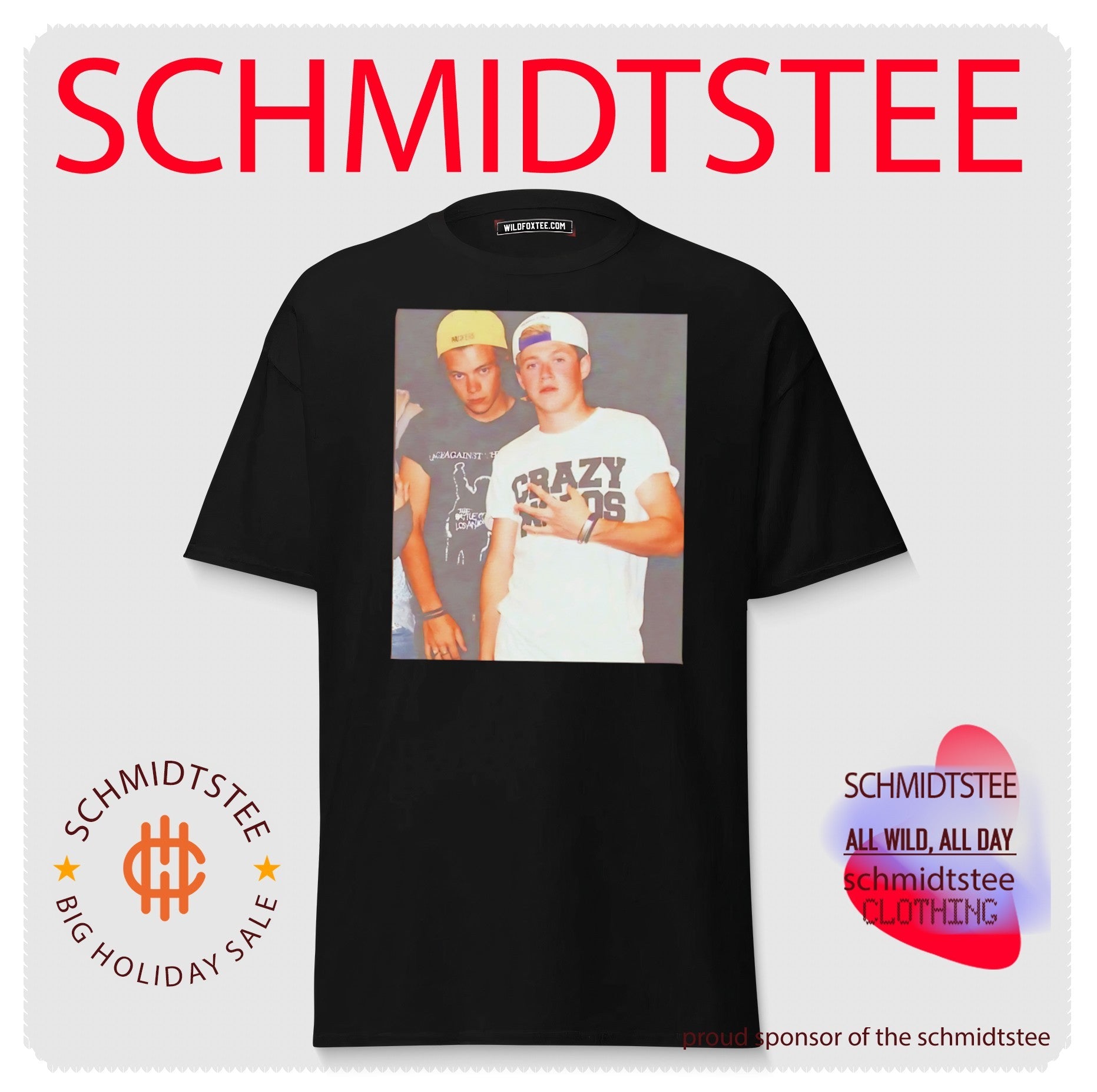 Niall Horan and Harry One Direction Frat Boy Era shirt