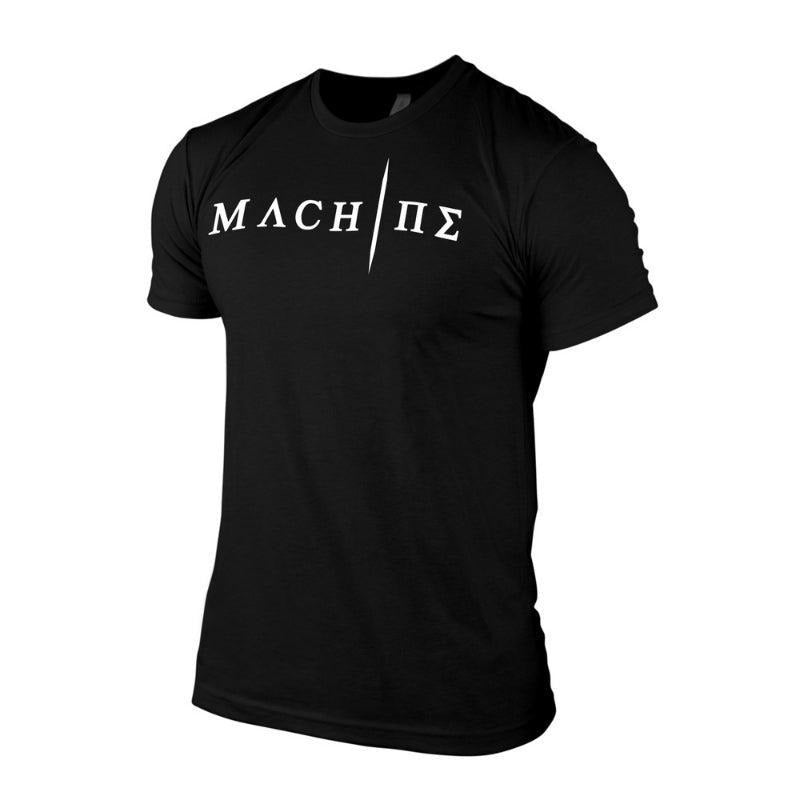 Nick Lavery Machine Design Black Summer T-Shirt for Men made of Cotton-Polyester Blend Hoodie, Sweatshirt | TeeBloomCo.com