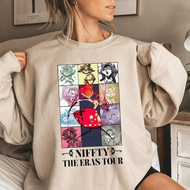 Niffty The Eras Tour Hazbin Hotel Sweatshirt Crewneck T-Shirts, Hoodie | TeeBloomCo.com