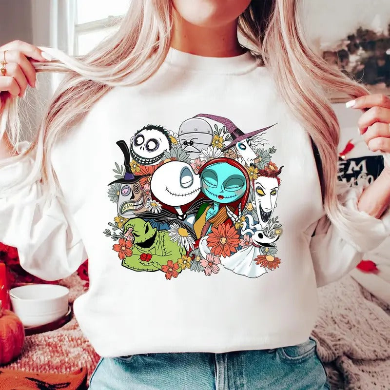 Nightmare Before Christmas Shirt Halloween Town Group Shirt Jacck Skellington Slly Shirt Spooky Season Shirt Halloween...