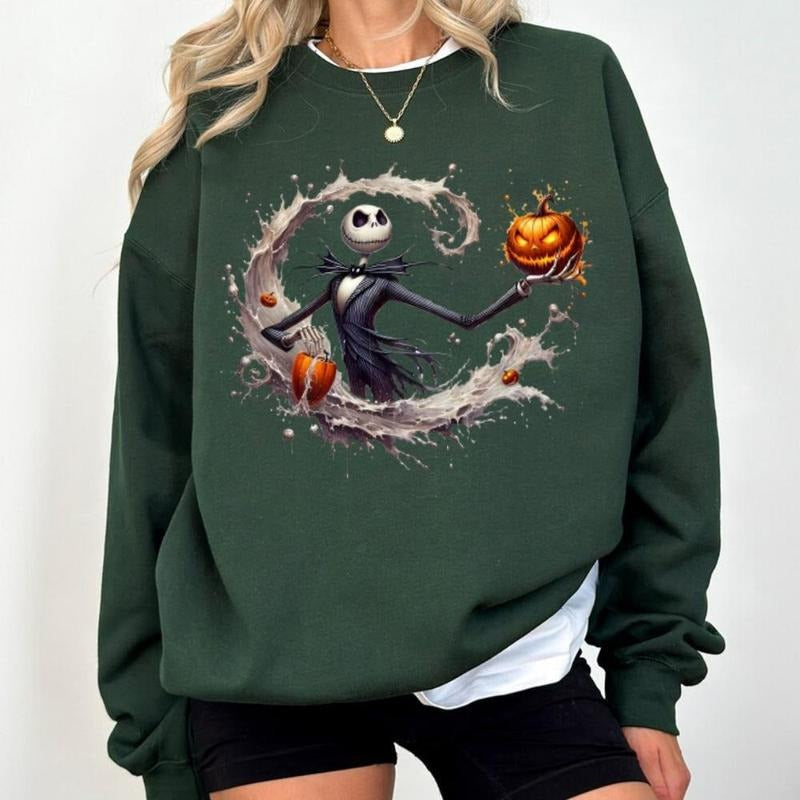 Nightmare Before Christmas Shirts, Jack and Sally Shirt, Oogie Boogie Halloween Shirt Hoodie, Sweatshirt | TeeBloomCo.com
