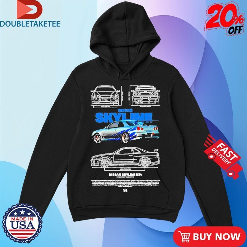 Nissan Skyline R34 Shirts