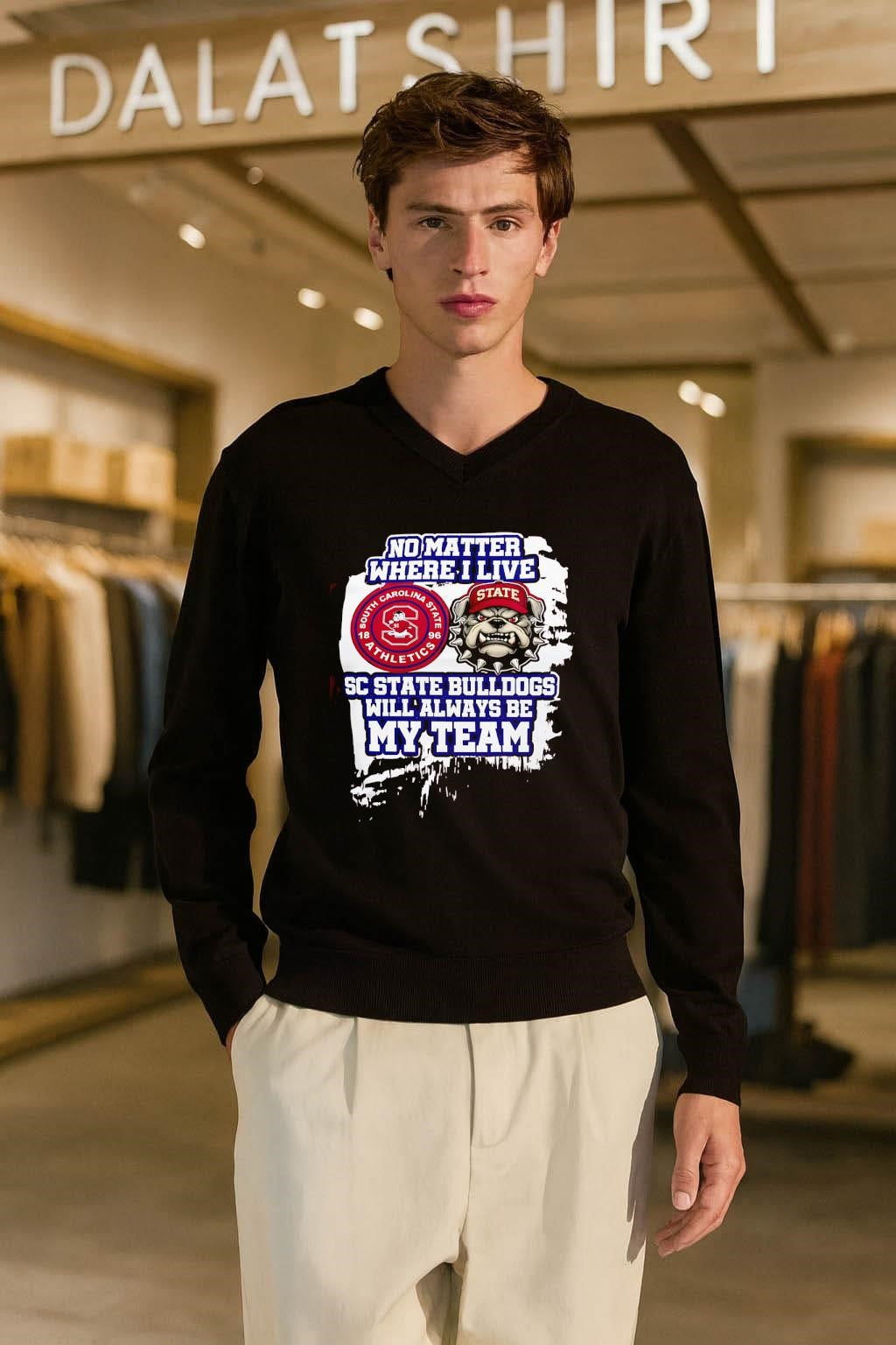 No Matter Where I Live SC State Bulldogs Athletics shirt