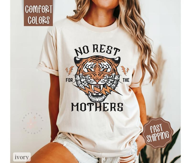 No Rest For The Mother's Shirt, Mama Shirt Womenswear Hoodie, Sweatshirt | TeeBloomCo.com