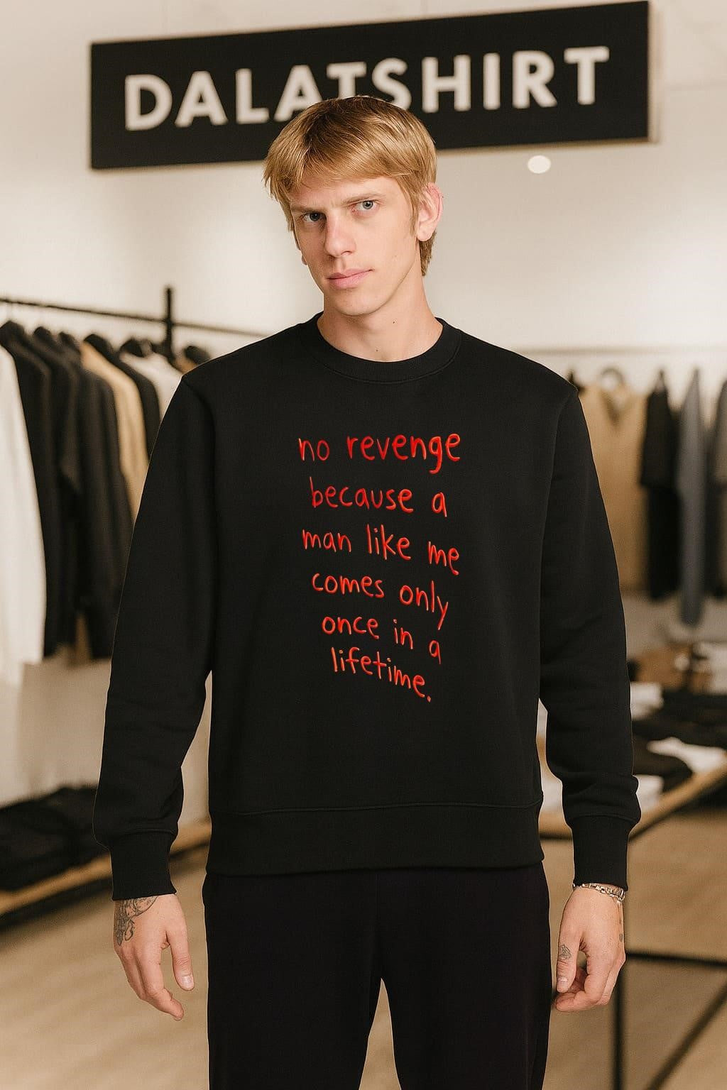 No Revenge Because A Man Like Me Once In Lifetime shirt
