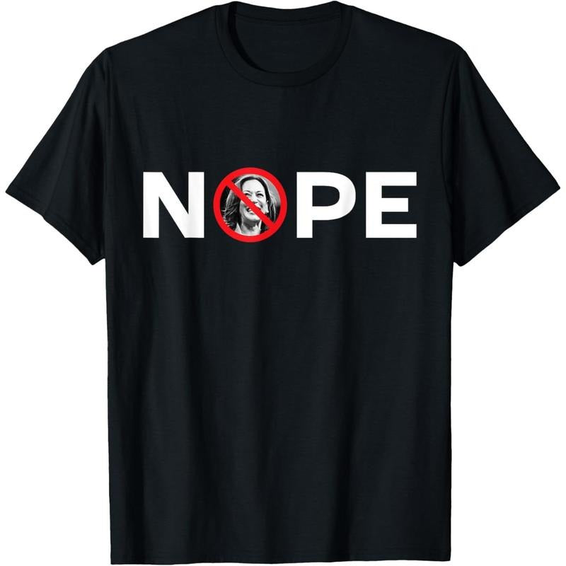 Nope 'No Kamala' Sign Anti Kamala Harris T-Shirt made in usa Hoodie, Sweatshirt | TeeBloomCo.com