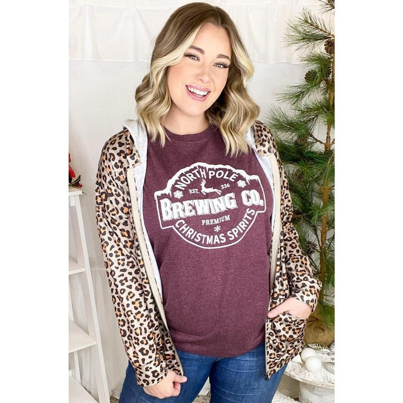 North Pole Brewing Christmas T-Shirt Hoodie, Sweatshirt | TeeBloomCo.com