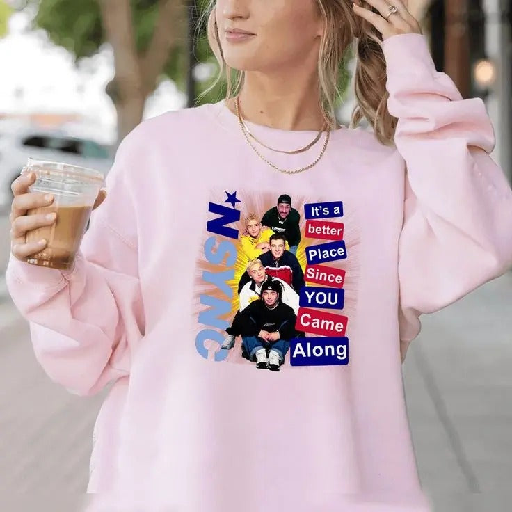 Ns-ync Reunion Sweatshirt, Boy Band Tour Gift, No Strings Attached Fans Merch T-Shirts, Hoodie | TeeBloomCo.com
