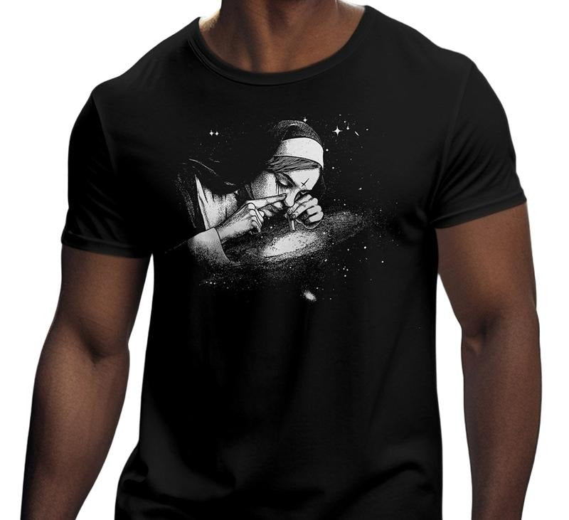 Nun Smoking Dark funny tshirts T-Shirt HipHop Graphic Streetwear Graphic Hoodie, Sweatshirt | TeeBloomCo.com