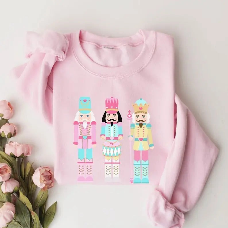Nutcracker Sweatshirt, Christmas Sweatshirt, Teacher Christmas Shirt, Christmas Sweater, Christmas Family Shirt Hoodie