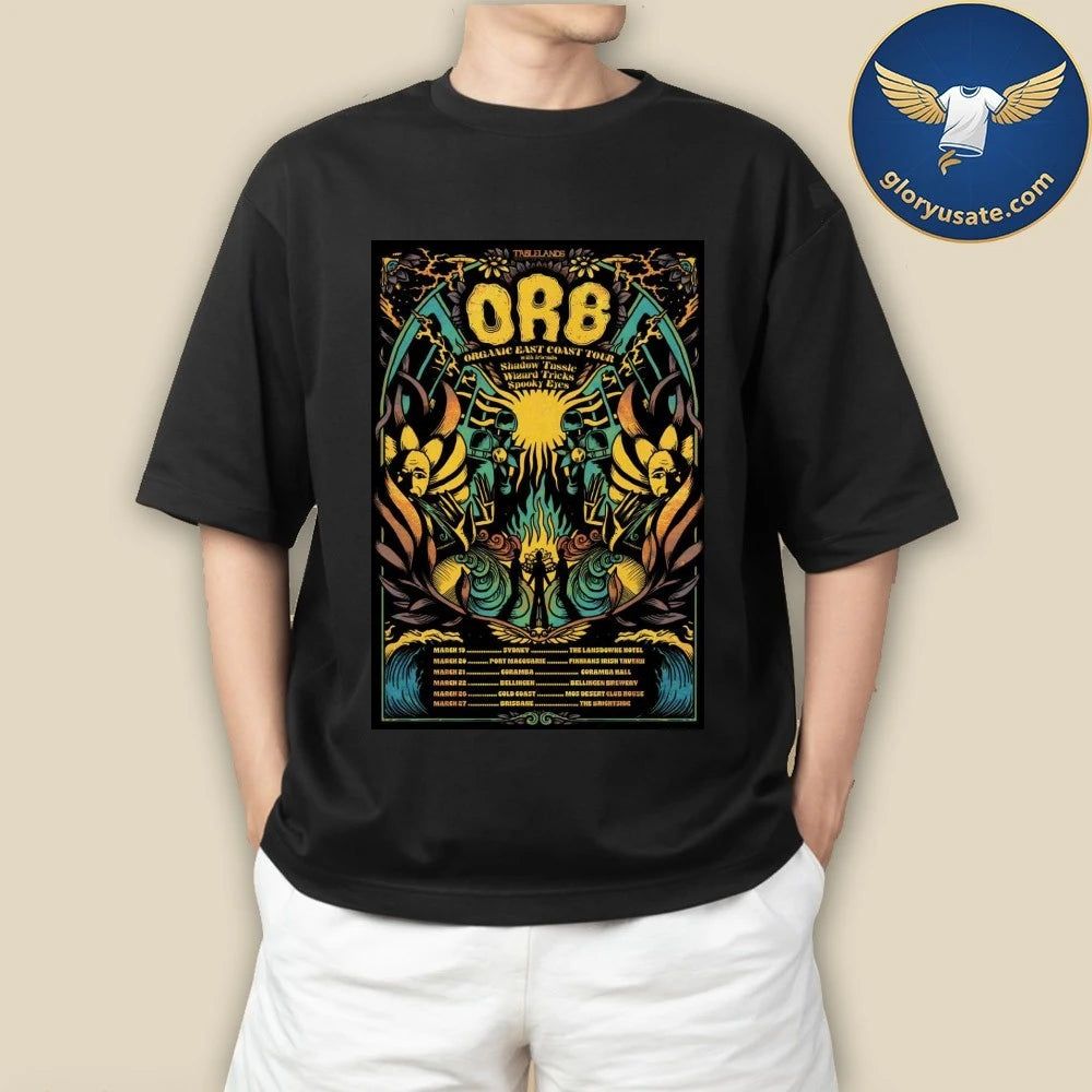 O.R.B Band Organic East Coast Tour 2026 Poster Shirt